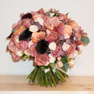 Luxury Peach Rose Bouquet with Calla Lilies – Bernard Rochet London