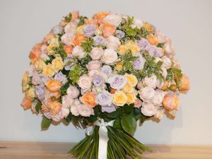 Mixed Pastel Spray Rose Bouquet – Bernard Rochet Chelsea Florist