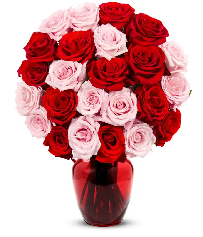 50 mixed Roses Bouquet - Image 2
