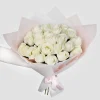 White roses bouquet for same-day flower delivery in London