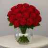 Luxury 36 Red Roses Bouquet in glass vase – Bernard Rochet London