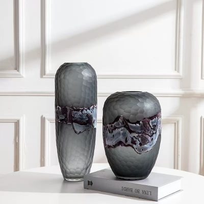 Purple Lava Vase – Handmade Designer Glass in 3 Sizes | Bernard Rochet London