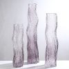 Purple Ripple Sculptural Vase – Handmade Glass Design in 40, 50, 60 cm – Bernard Rochet