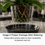 Healthy orchid roots showing when to water a Phalaenopsis orchid